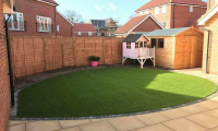 Artificial Grass Back Garden 2018